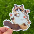 “I Knead You” Cute Cat Sticker