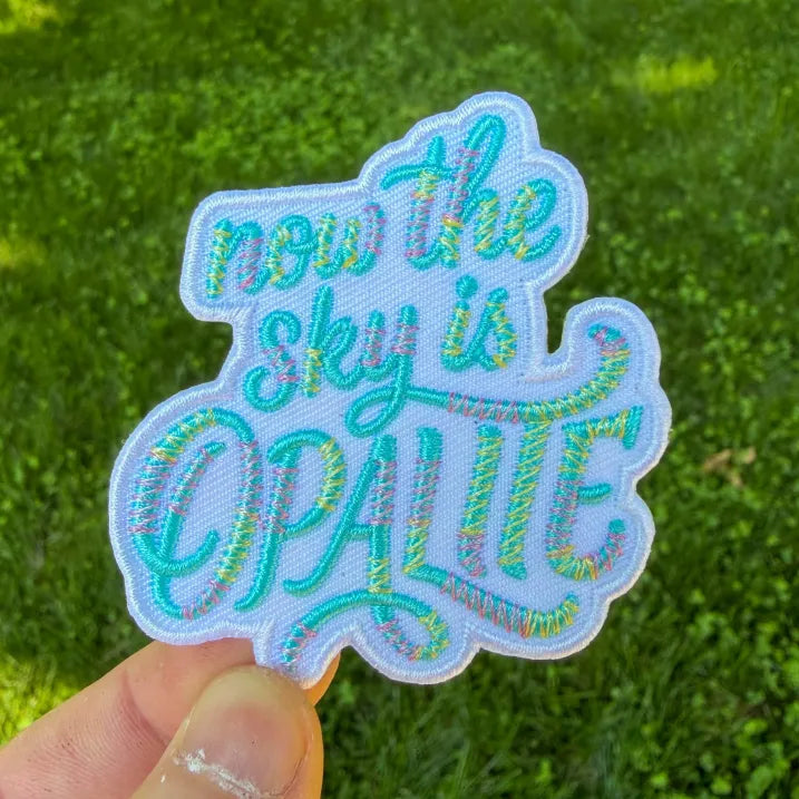 Now The Sky Is Opalite Embroidered Patch