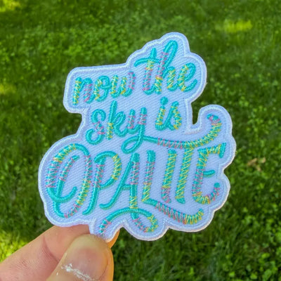 Now The Sky Is Opalite Embroidered Patch