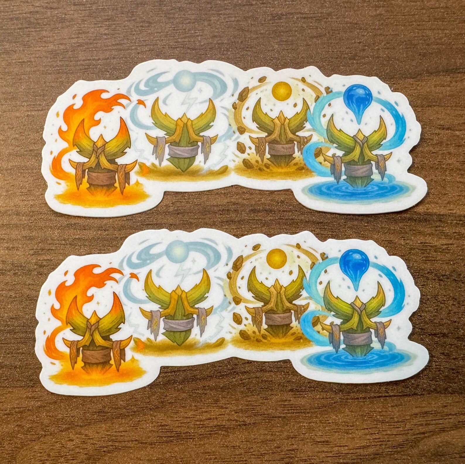 Haranir Elemental Shaman Totem Sticker | WoW Inspired Dishwasher Safe Decal