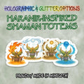 Haranir Elemental Shaman Totem Sticker | WoW Inspired Dishwasher Safe Decal