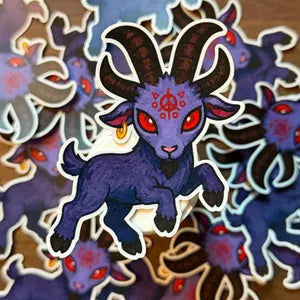 Baa'l Demonic Goat Sticker