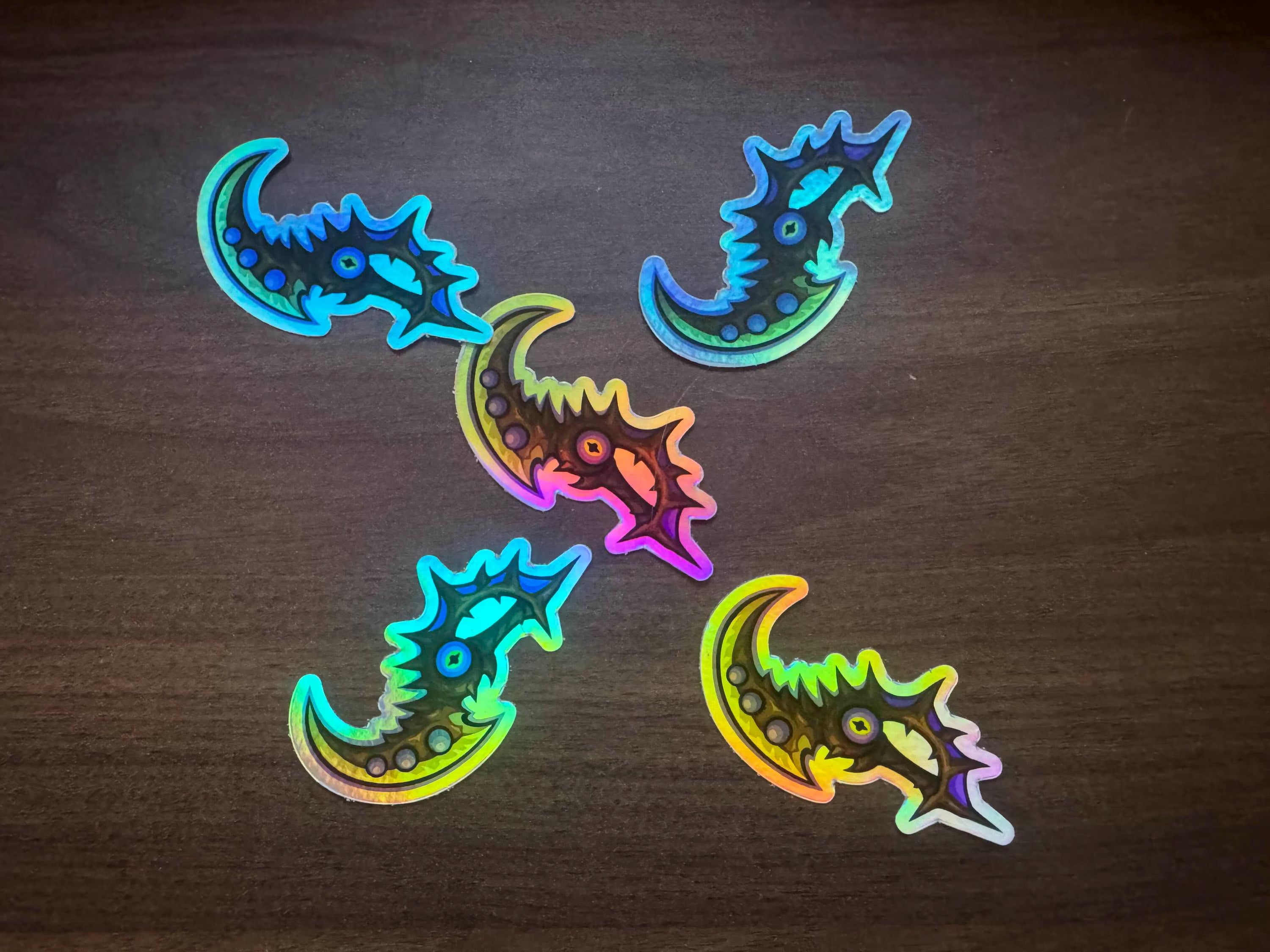 Xal’atath Inspired Holographic Sticker | WoW Void Blade Decal