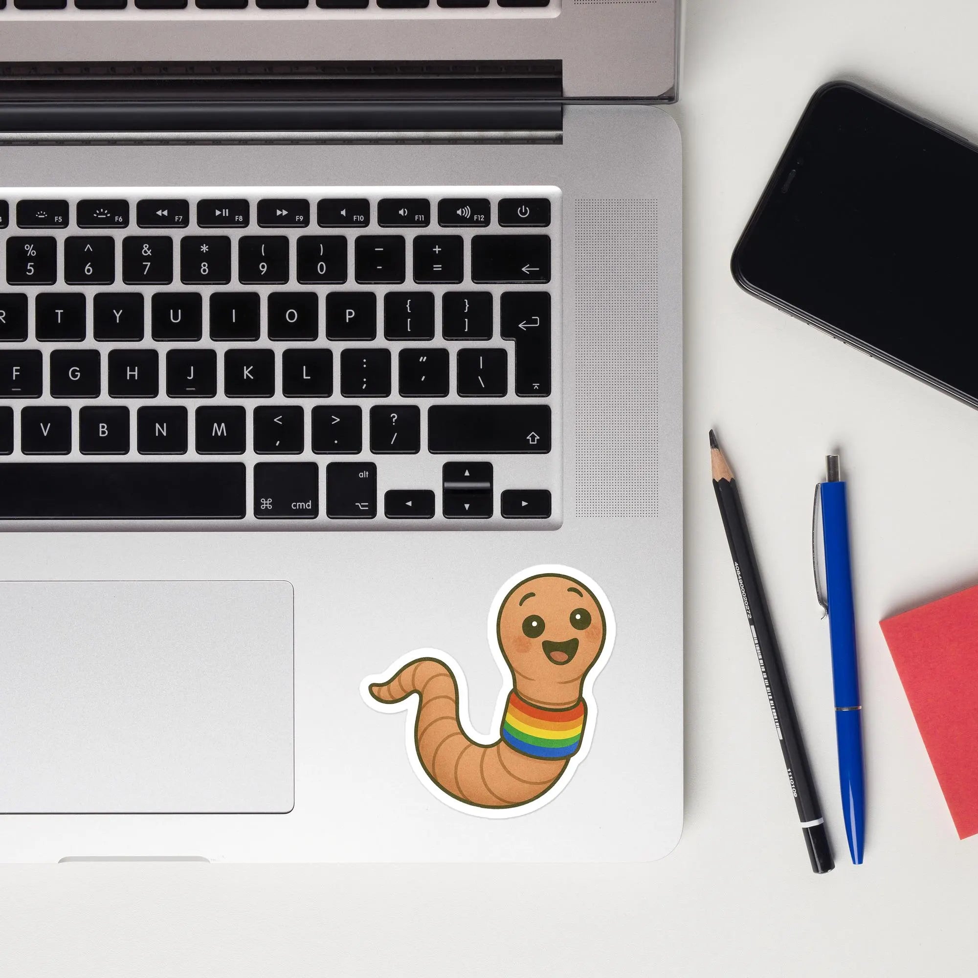 Pride Worm Stickers | LGBTQ Flags
