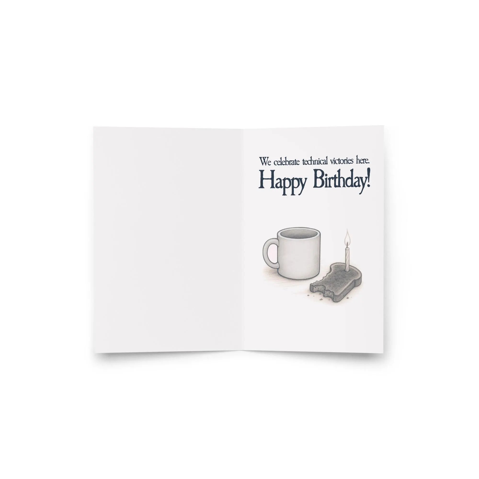 Funny Possum Birthday Card – Dark Humor, Technical Victory