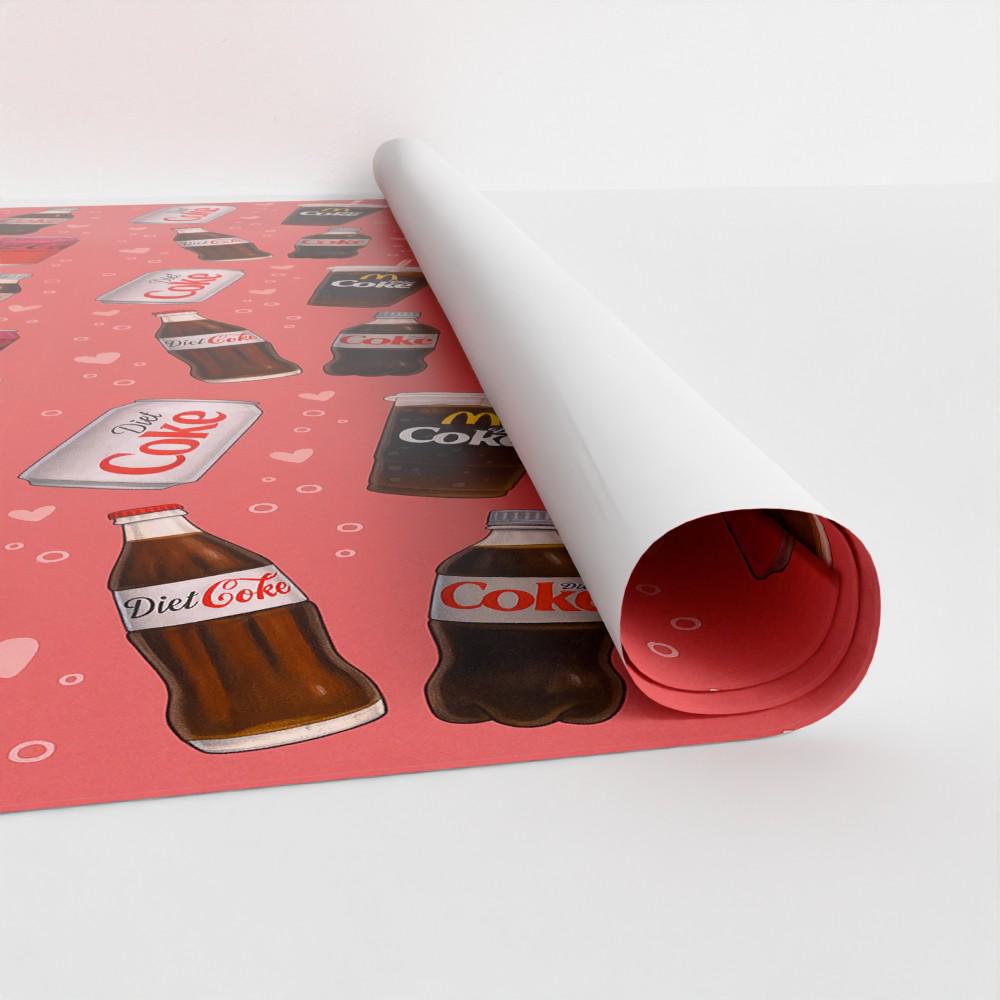 Diet Coke Lover Wrapping Paper – Fizzy Soda Gift Wrap