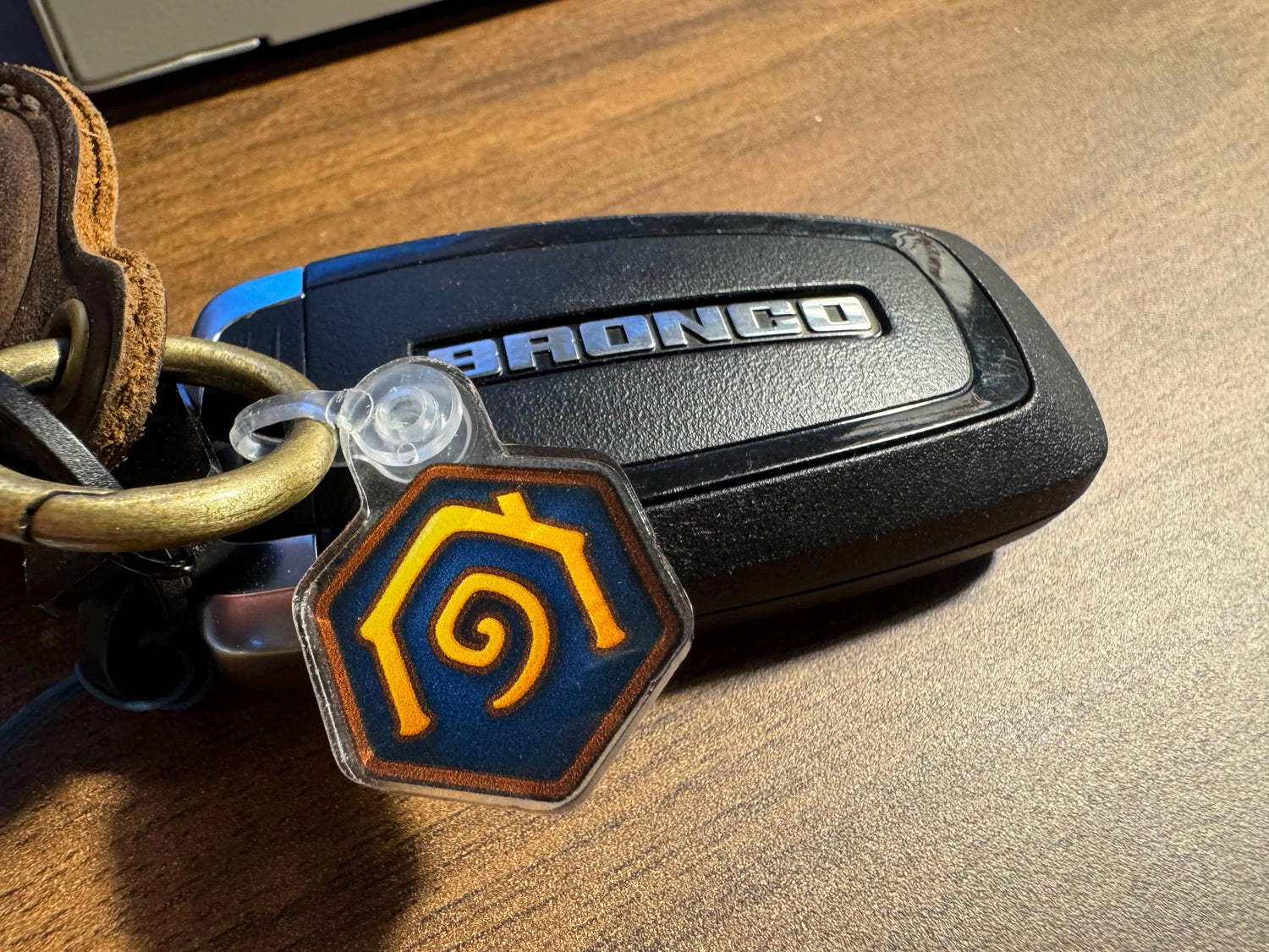 Alliance Hearthstone Acrylic Charm | WoW Inspired Keychain