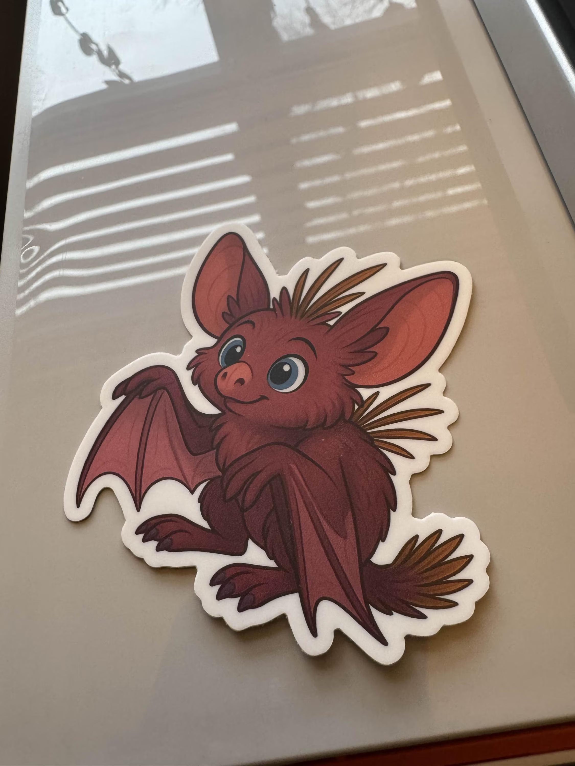 Flying Bat Haranir Druid Form Sticker | WoW Inspired Vinyl Decal