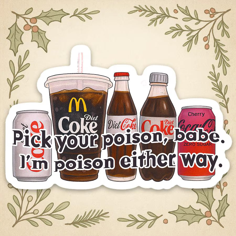 Diet Coke "Pick Your Poison" Fridge Cig Energy