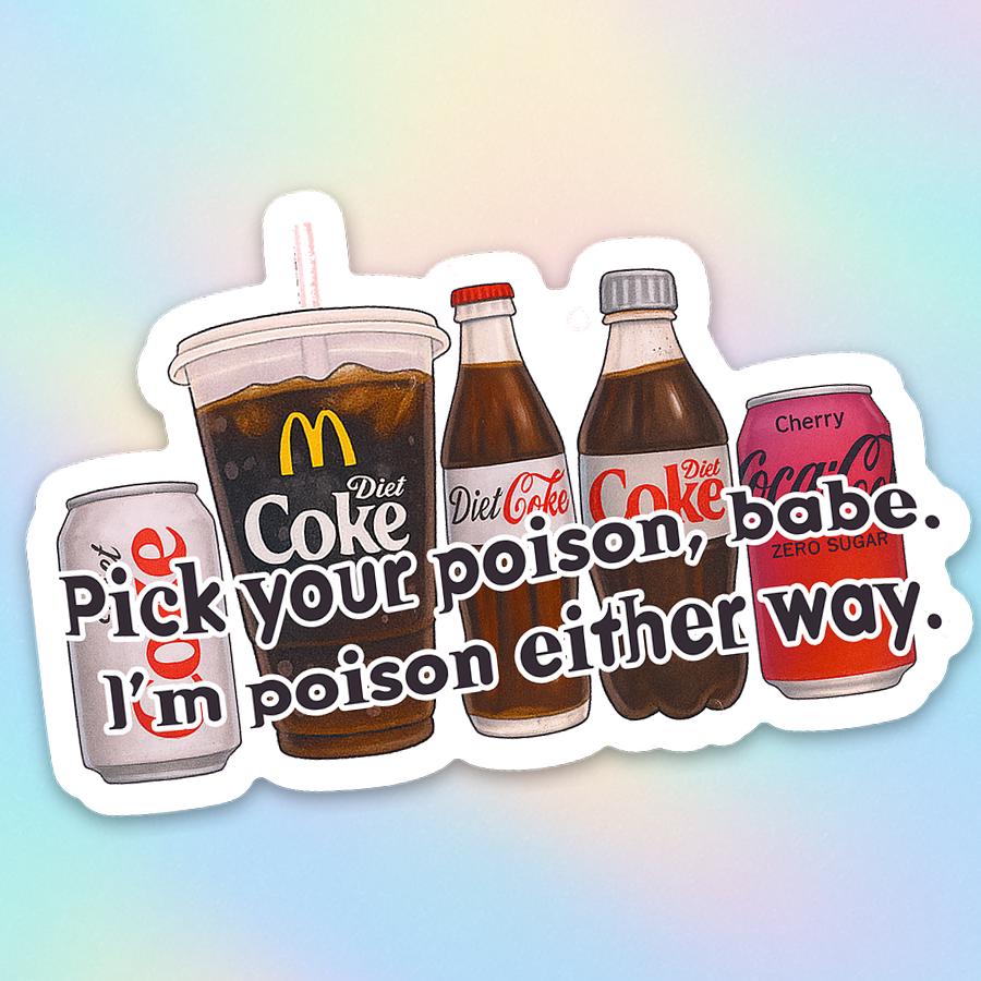 Diet Coke "Pick Your Poison" Fridge Cig Energy