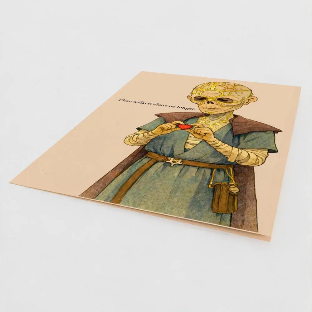 Deadpan Fantasy Romance Greeting Card | “…It Is Acceptable.”