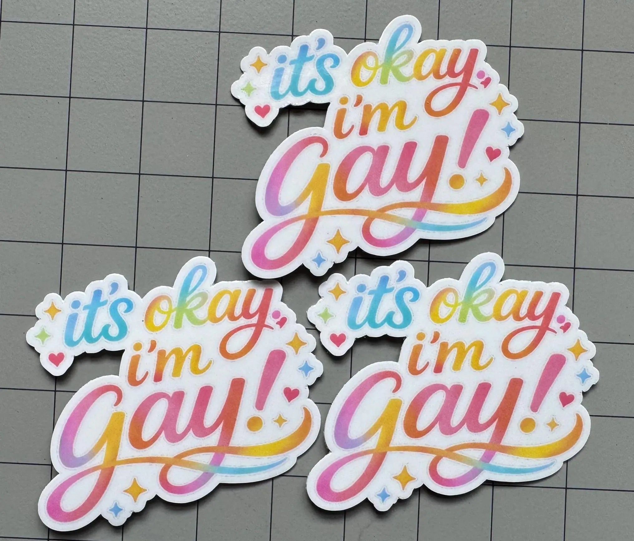 It’s Okay, I’m Gay – 2" Vinyl LGBTQ Pride Sticker