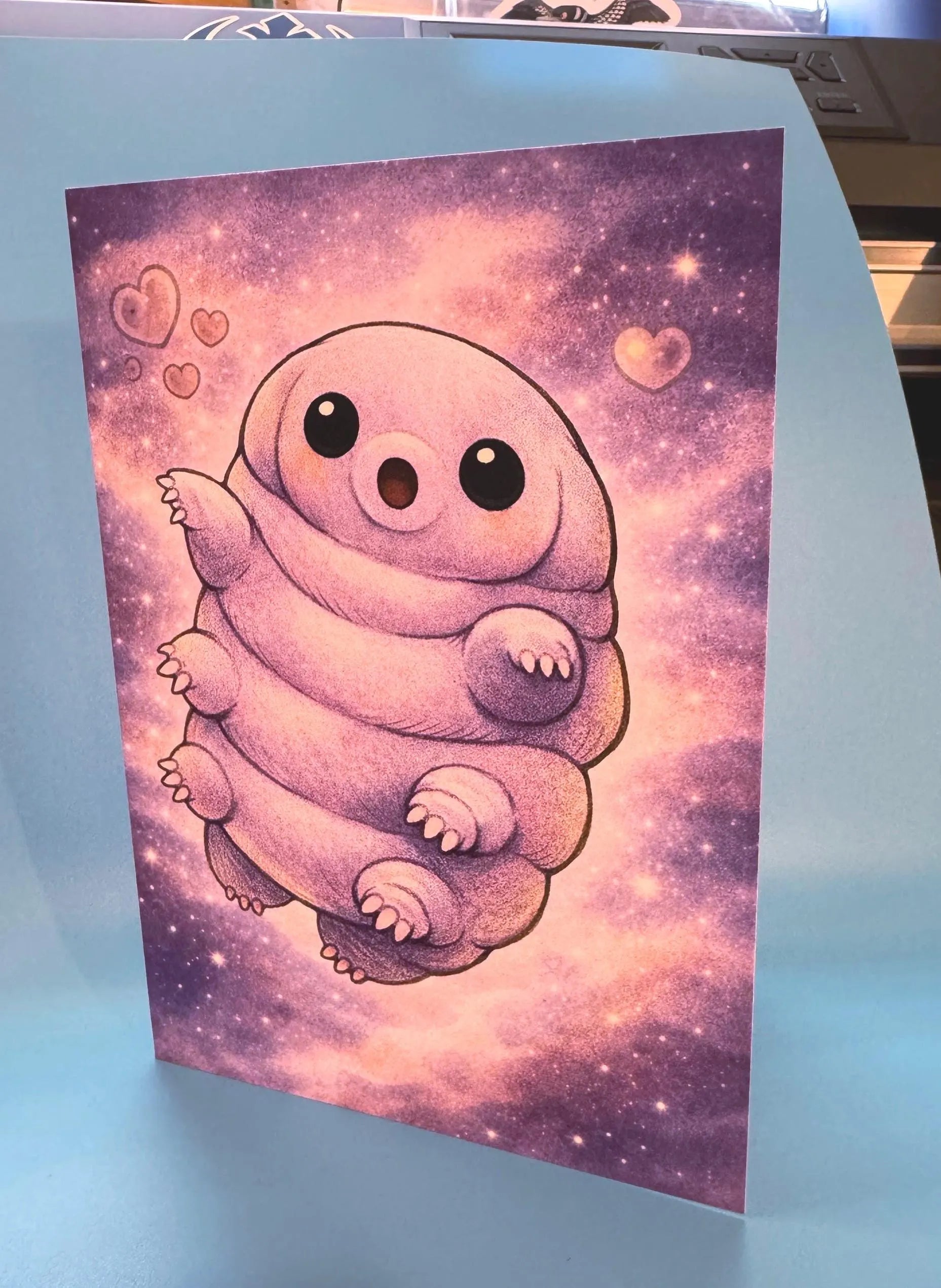 Tardigrade Love Card | “Built for the Long Run” Science Valentine