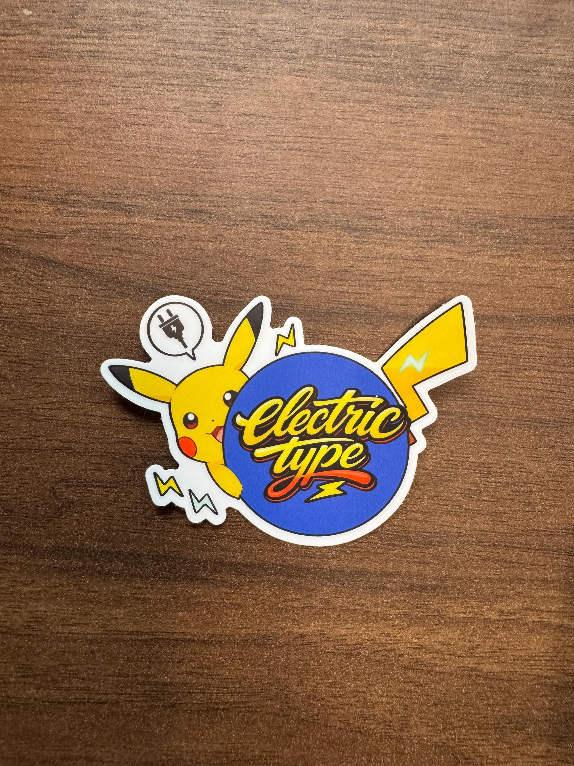Electric Type EV Sticker | Pokemon-Inspired Vinyl Decal