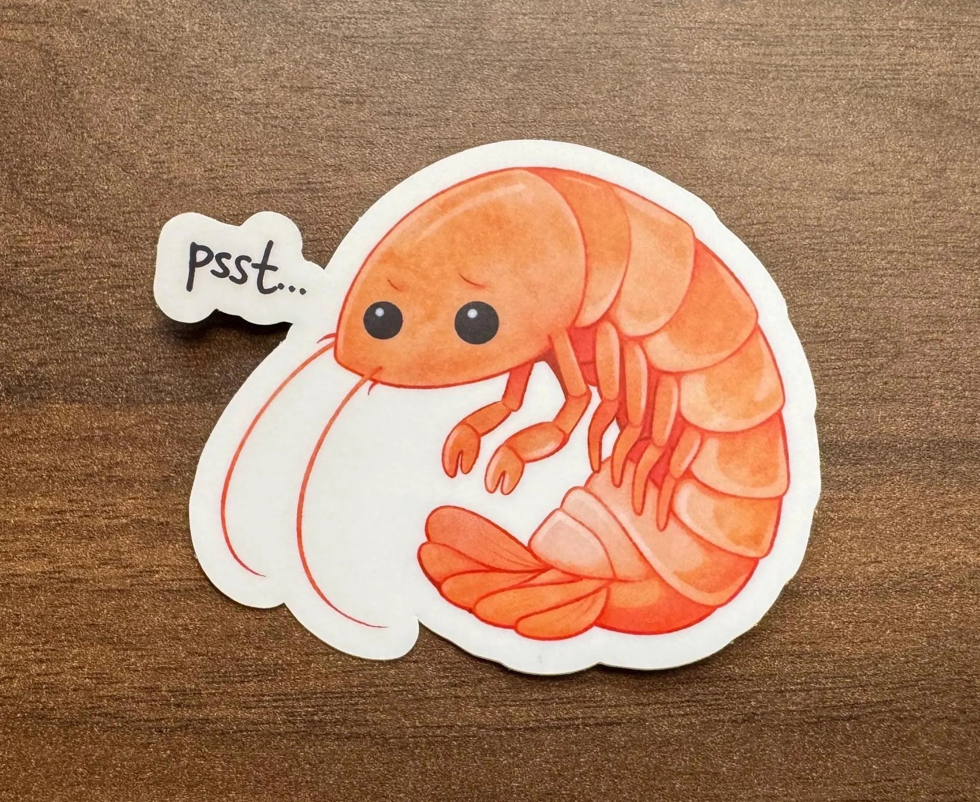 Shrimp Posture Reminder Sticker | Desk Ergonomic Motivation