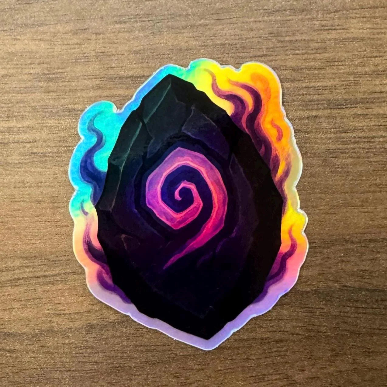 Void Hearthstone Sticker – World of Warcraft Holographic Decal