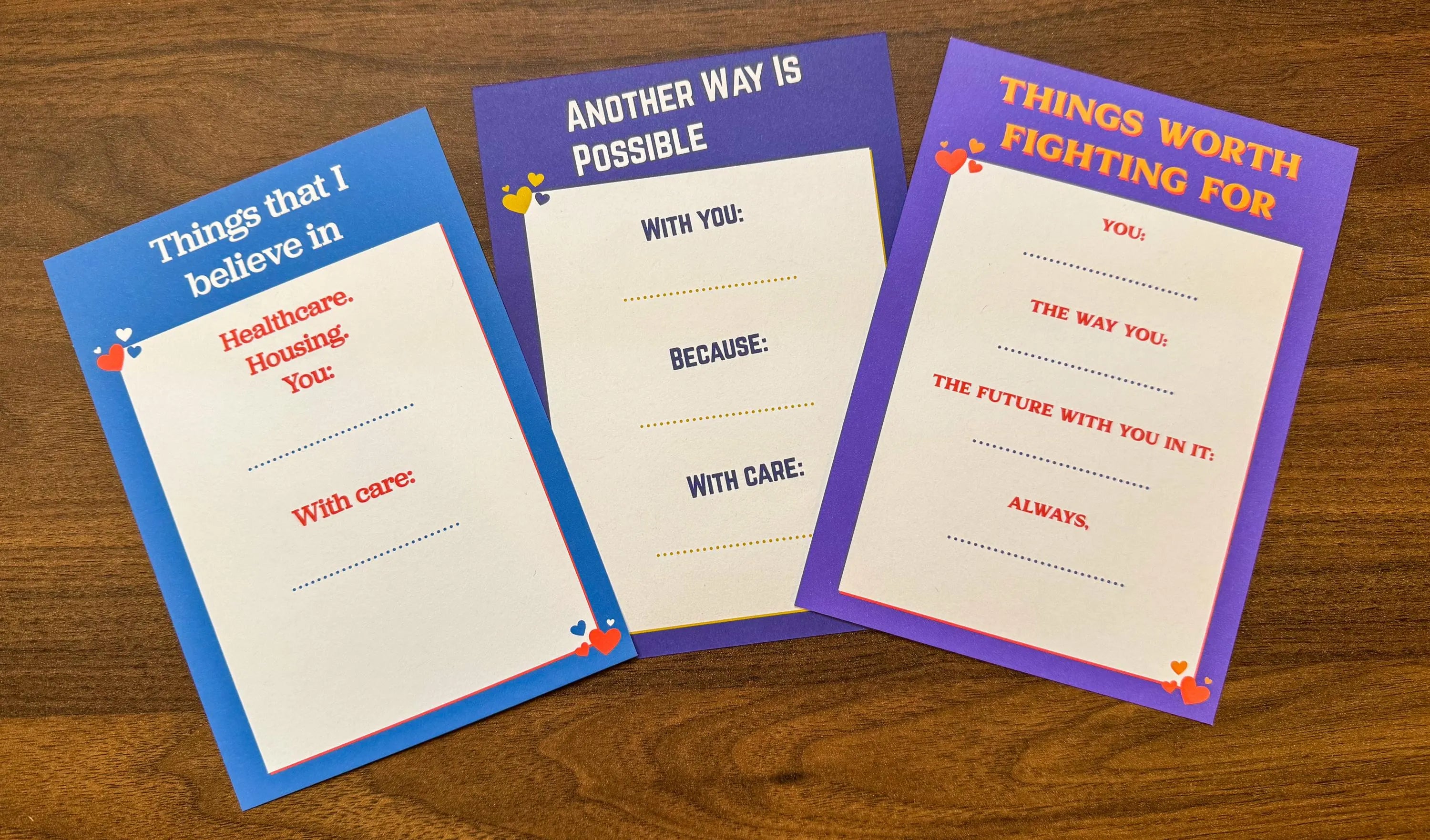 Progressive Valentine Card | Political Love Card (AOC, Mamdani, Bernie Inspired)