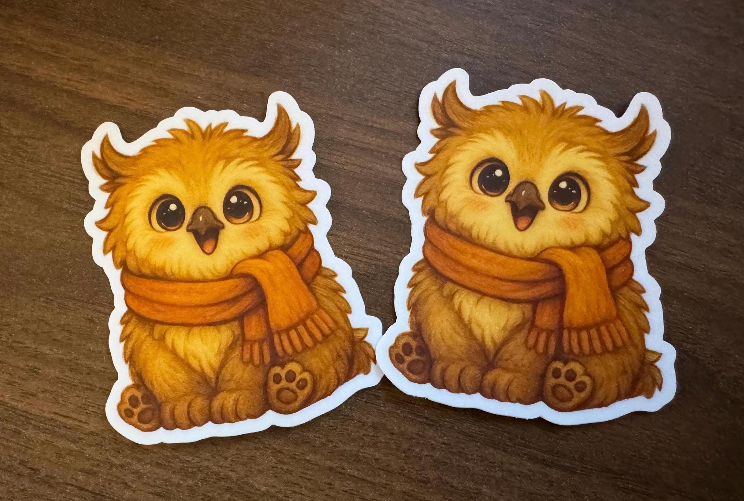 Baby Owlbear Sticker | Baldur's Gate 3 Inspired RPG Art