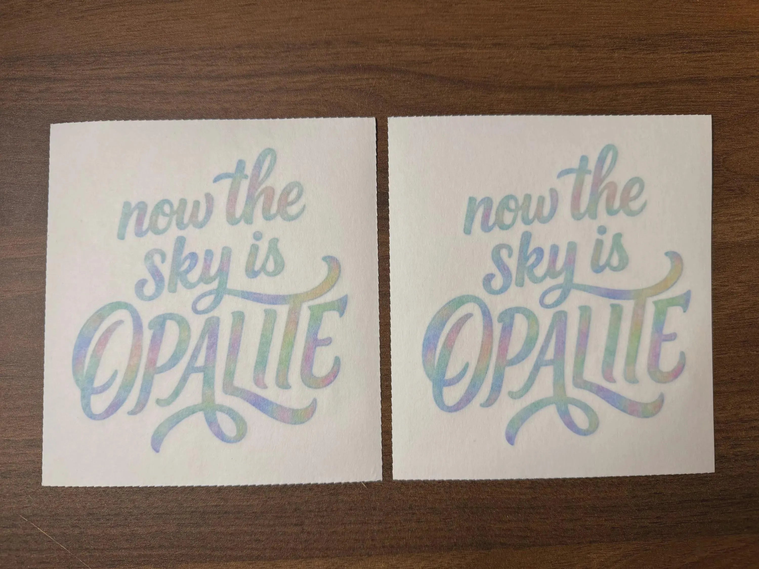 Make Your Own Sunshine Opalite Decal | Outdoor Cut Vinyl Sticker