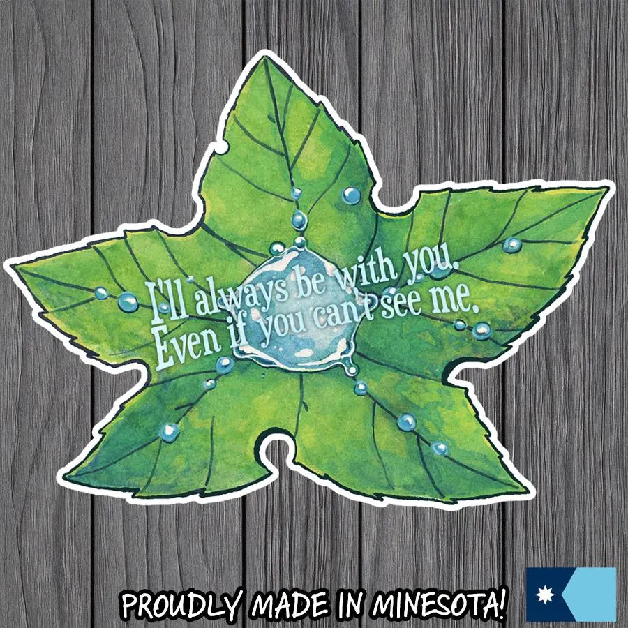 Tree Star Nostalgia Sticker | “I’ll Always Be With You” Leaf Decal