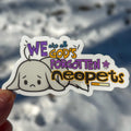 We Are All God's Forgotten Neopets Meme – Grey Kacheek (glitter option!)