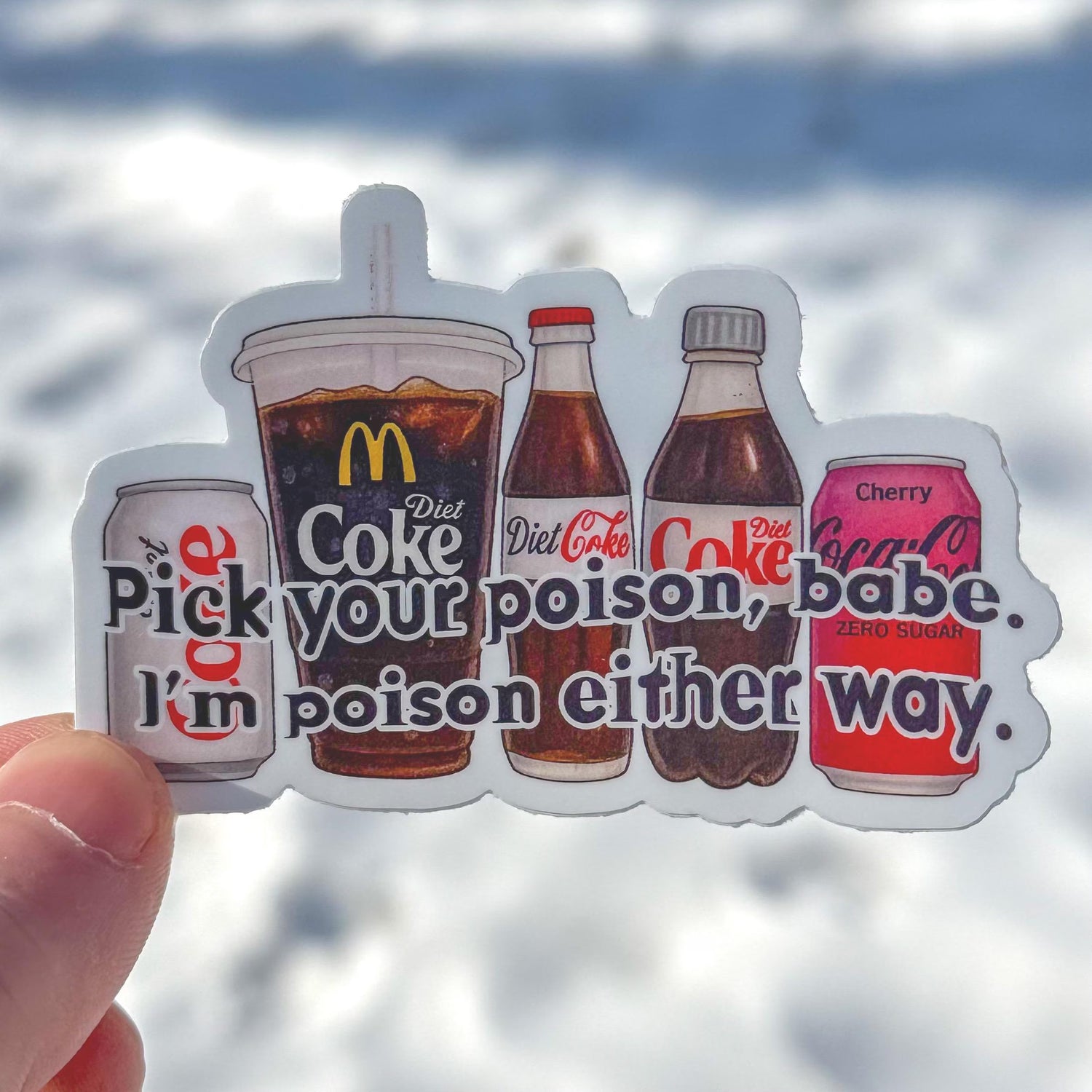 Diet Coke "Pick Your Poison" Fridge Cig Energy