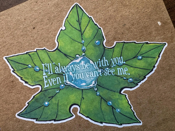 Tree Star Nostalgia Sticker | “I’ll Always Be With You” Leaf Decal
