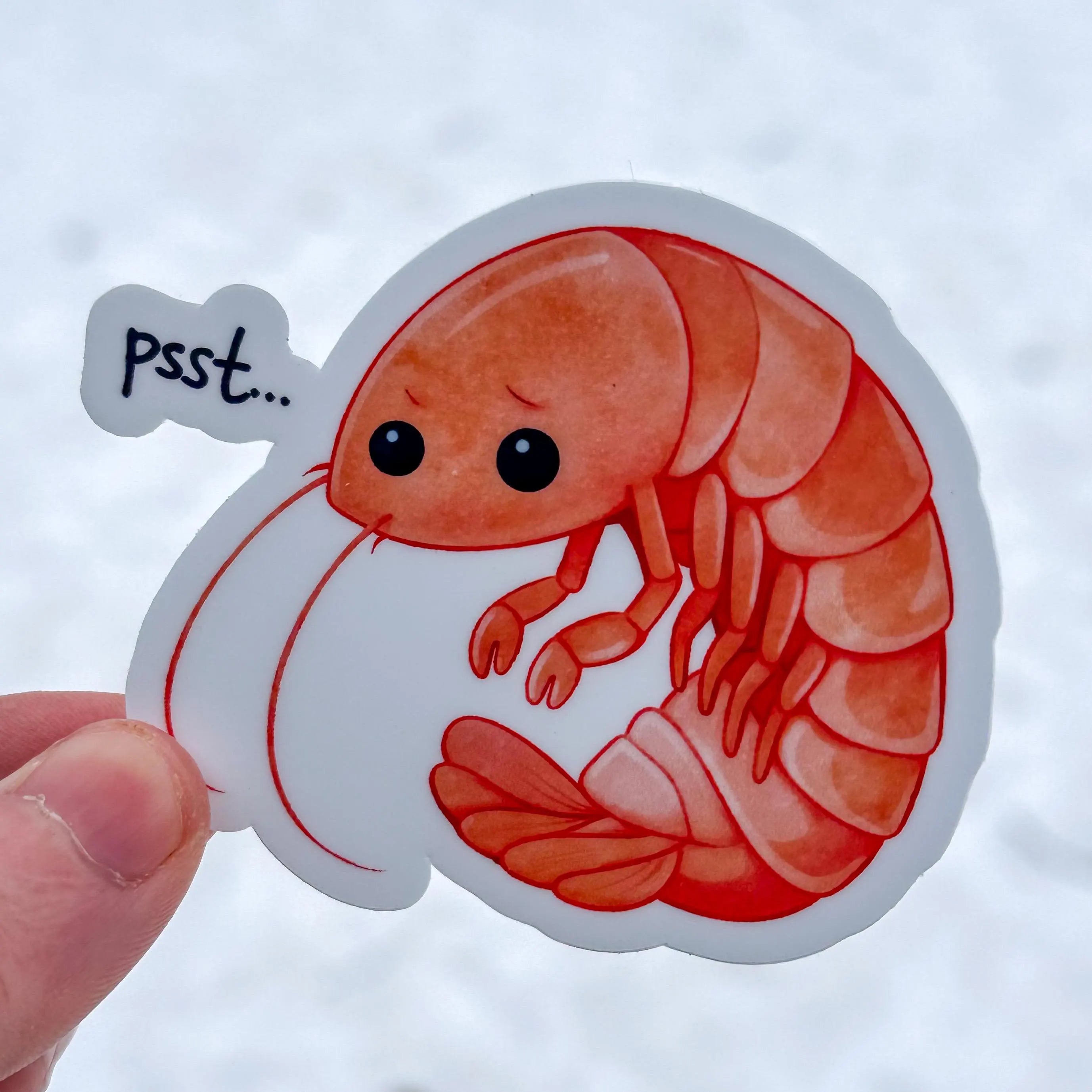 Shrimp Posture Reminder Sticker | Desk Ergonomic Motivation