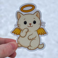 Angelpuss Sticker | Sweet Angel Cat Vinyl Decal