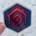 Holographic Hearthstone Sticker (Player Housing Version)