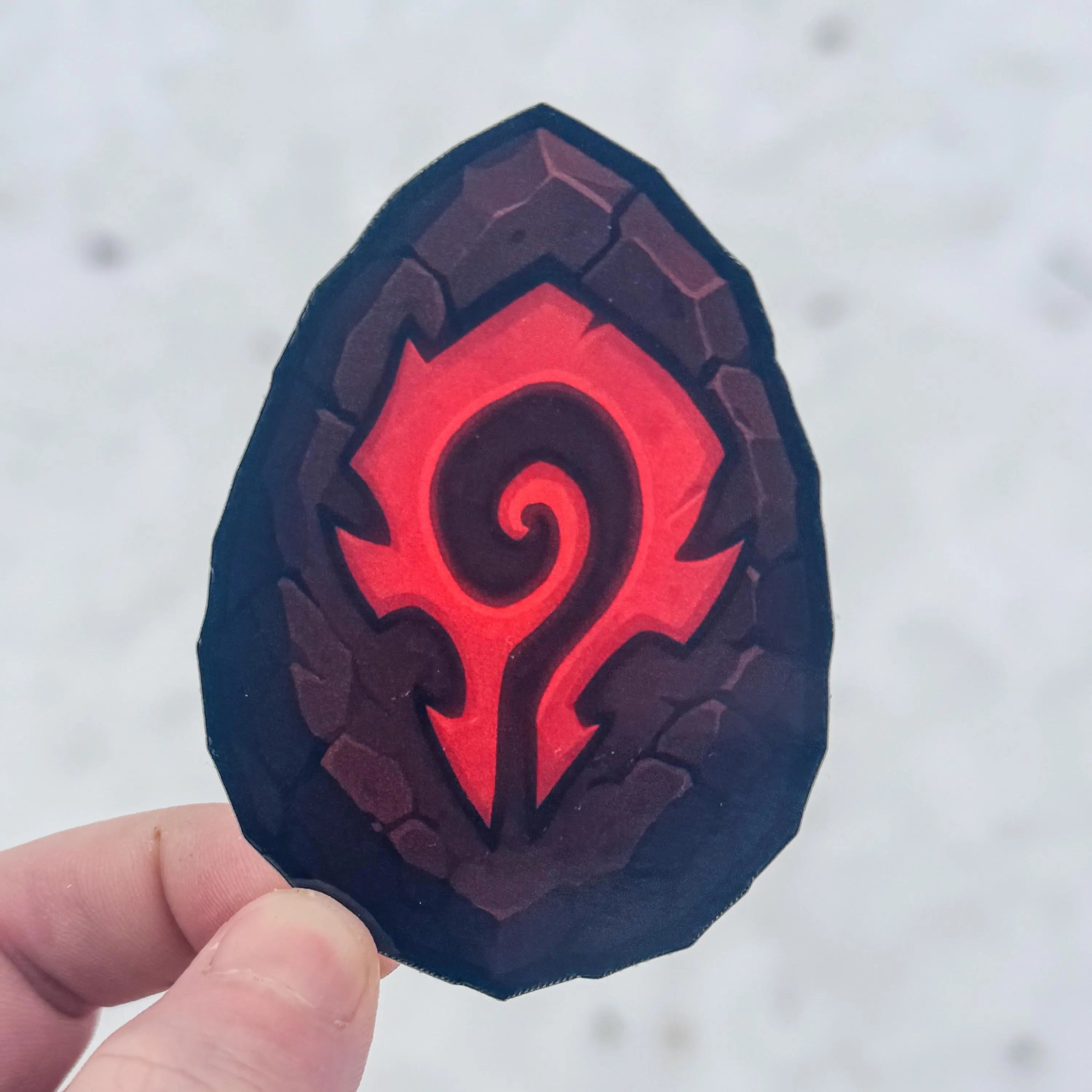 Horde Holographic Hearthstone Sticker