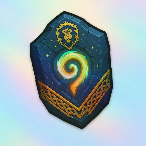 Alliance Holographic Hearthstone Sticker