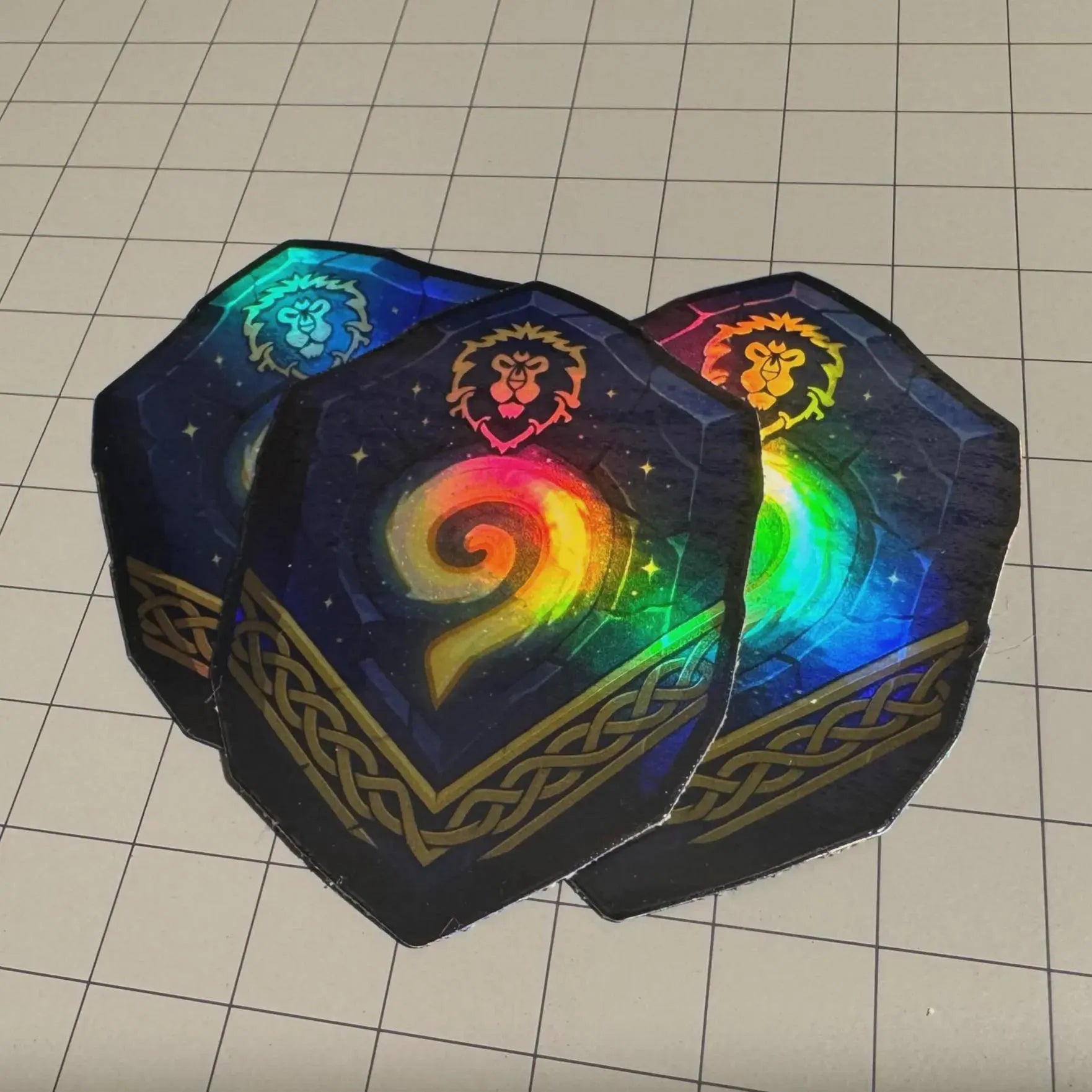 Alliance Holographic Hearthstone Sticker