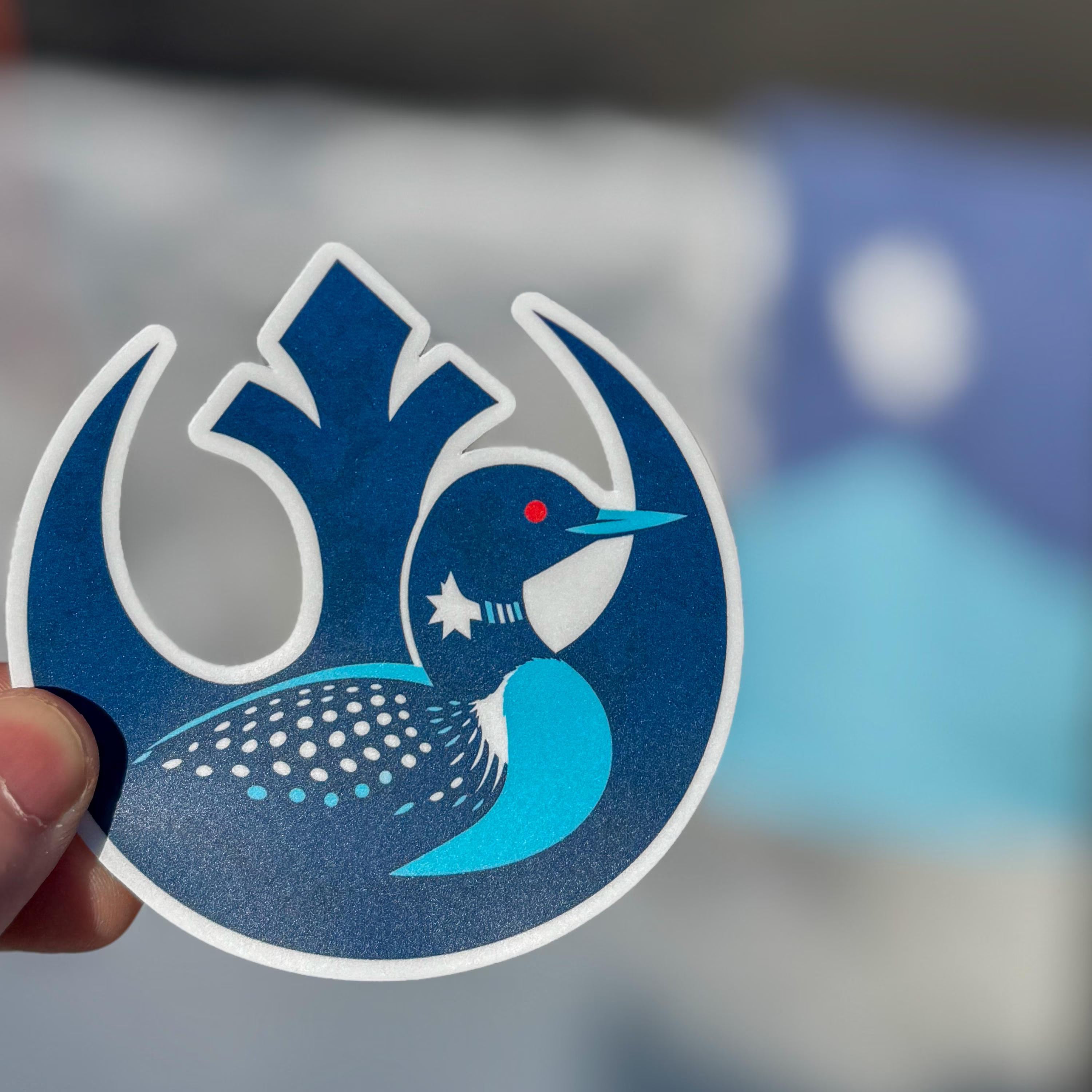 Rebel Alliance Loon Sticker | Minnesota Protest Sci-Fi Inspired Vinyl Decal