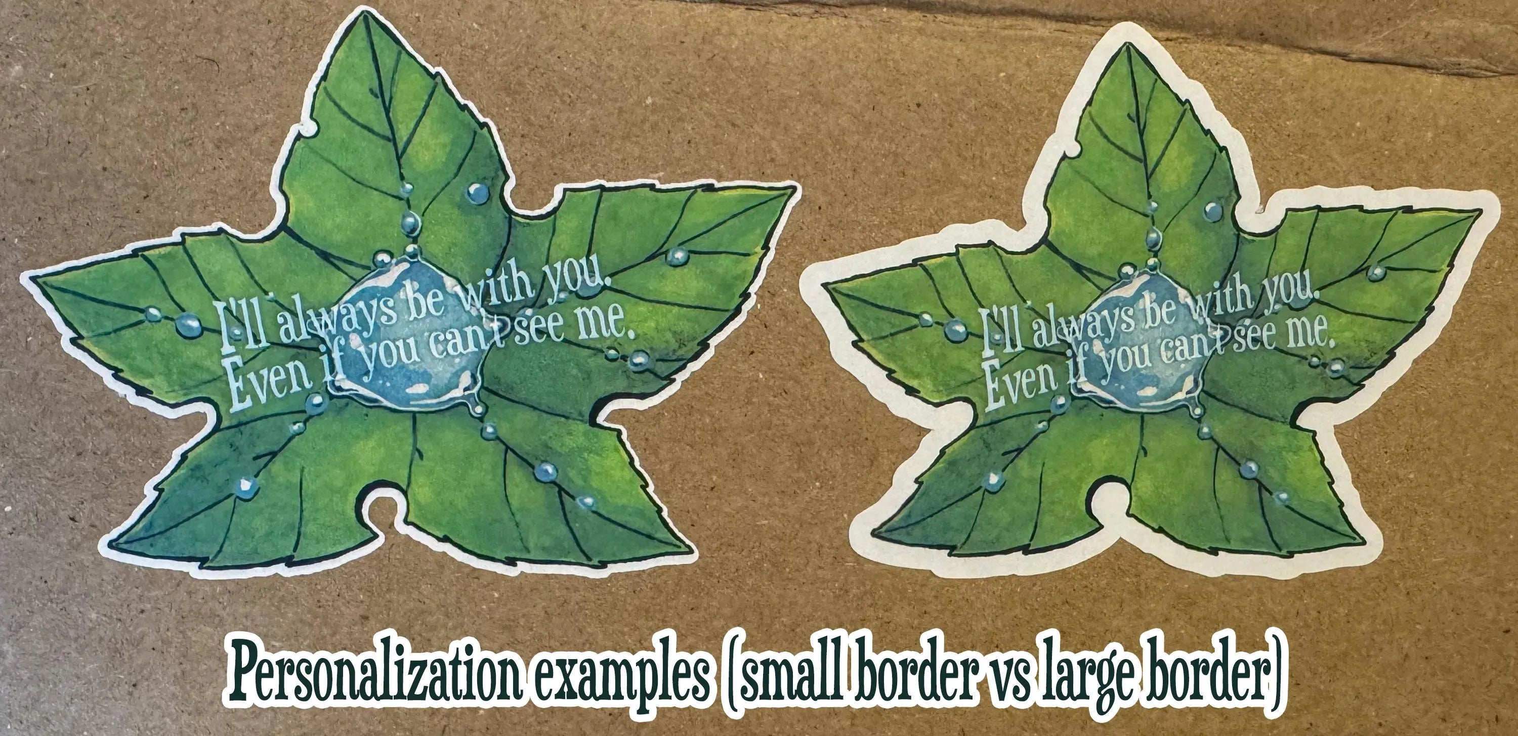 Tree Star Nostalgia Sticker | “I’ll Always Be With You” Leaf Decal