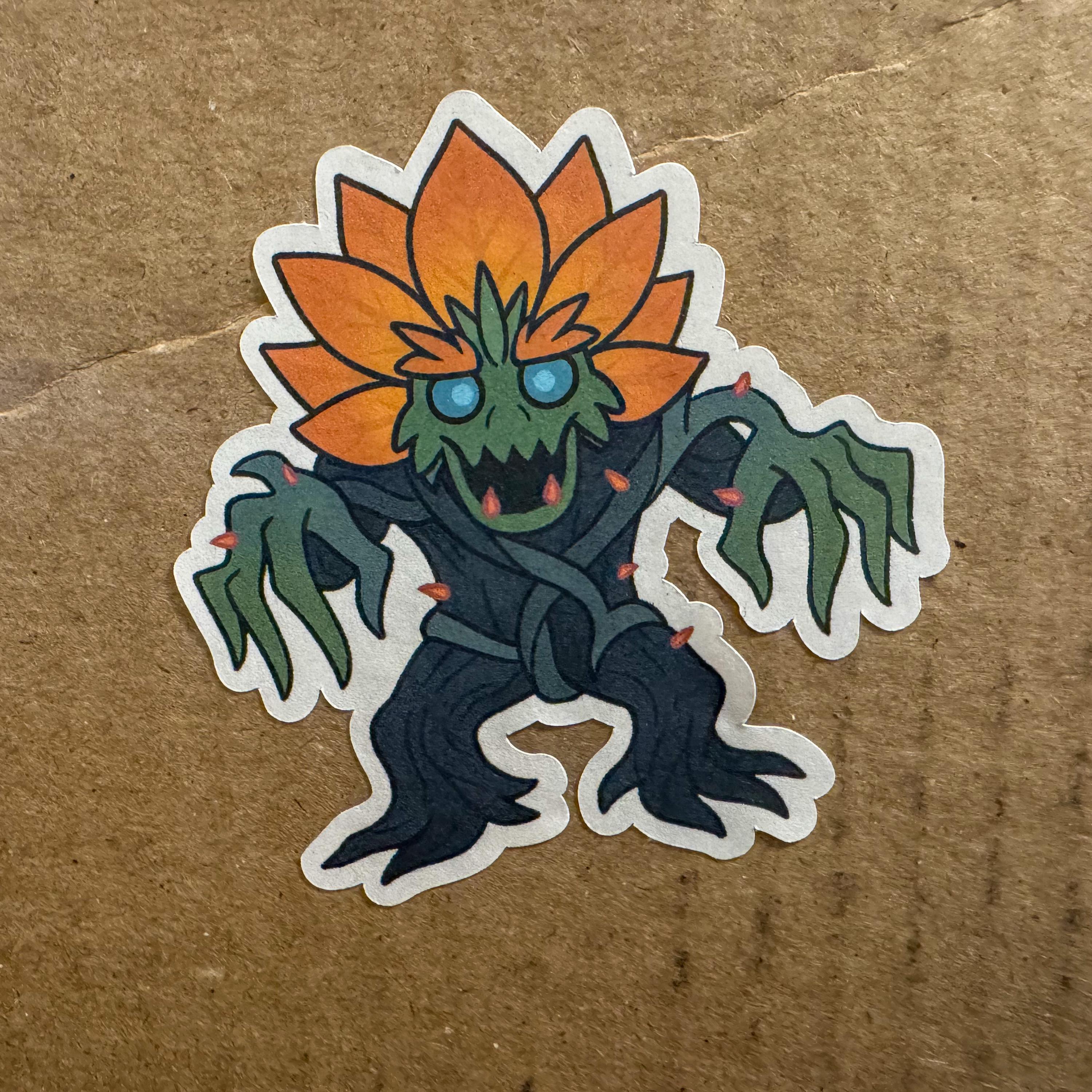 Resto Tree Haranir Druid Form Sticker | WoW Inspired Vinyl Decal