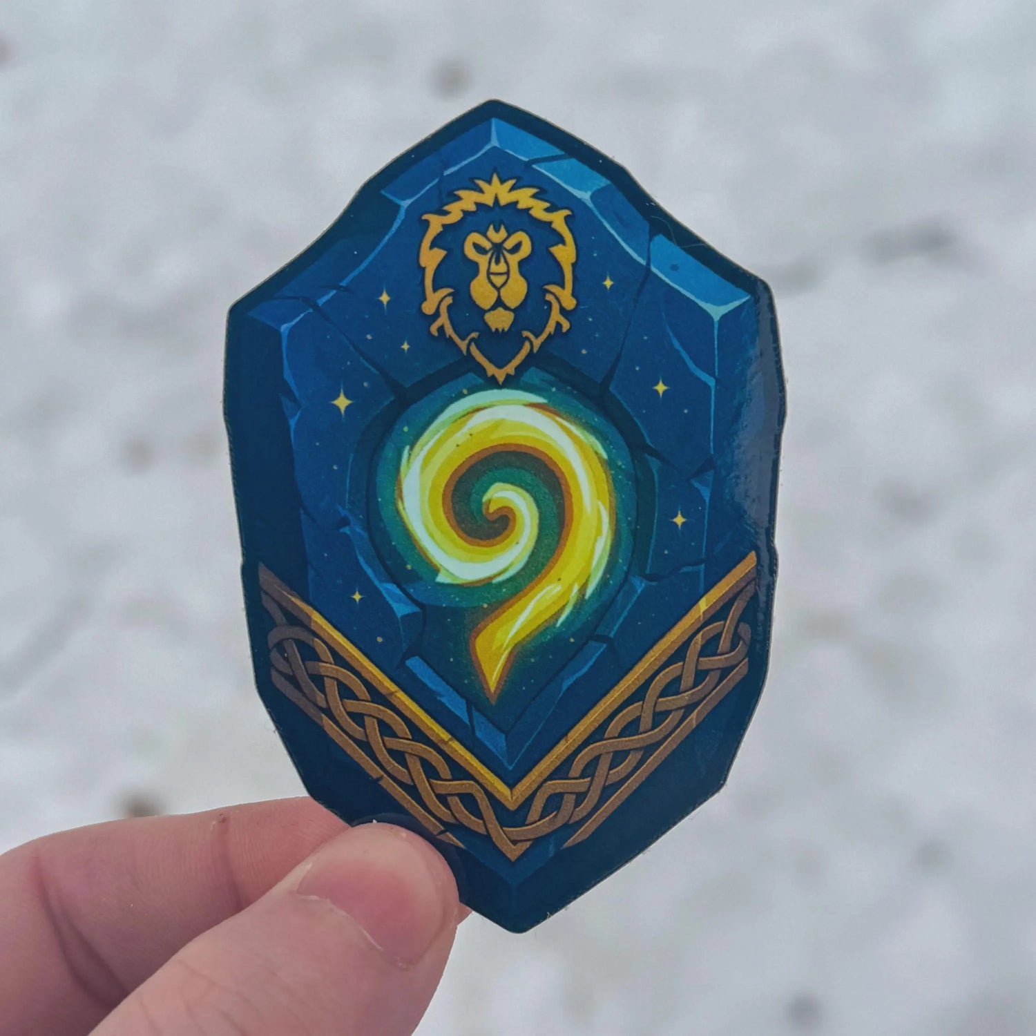Alliance Holographic Hearthstone Sticker