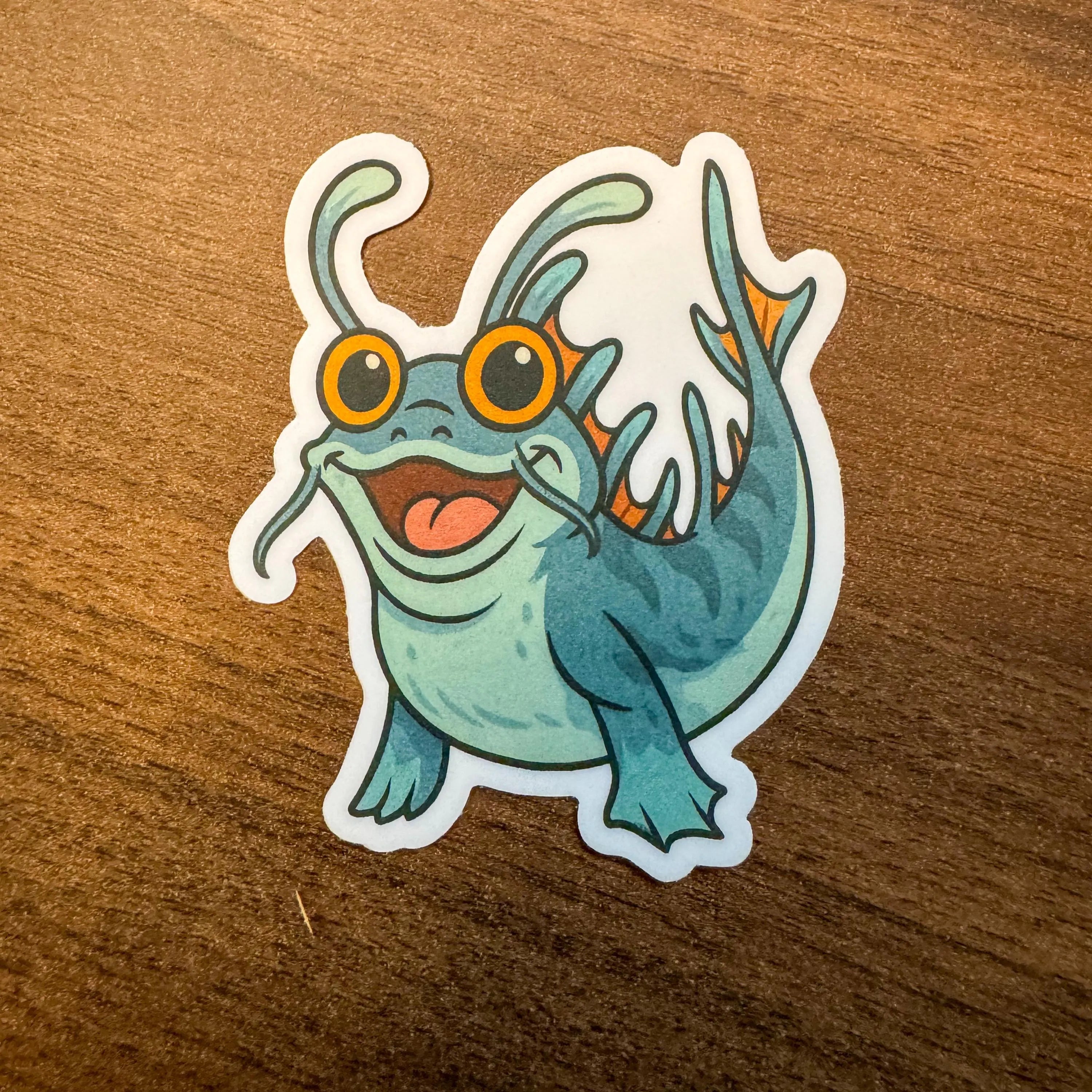 Bubbles Mudskip Memorial Sticker | WoW Inspired Swamp Gremlin Decal