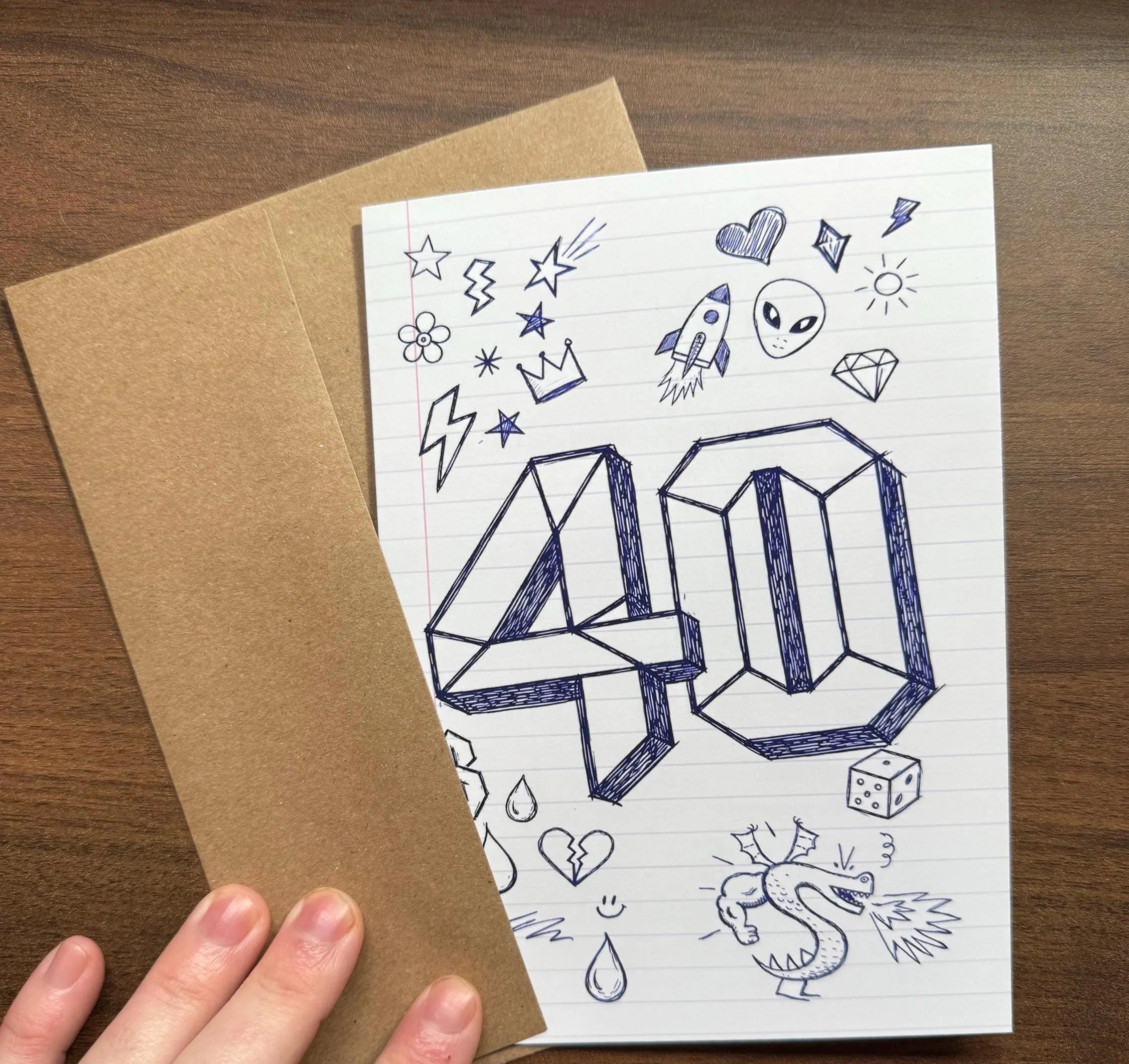 Millennial 40th Birthday Card – "You Didn't Die of Dysentery" | Funny 90s Nostalgia Birthday Card