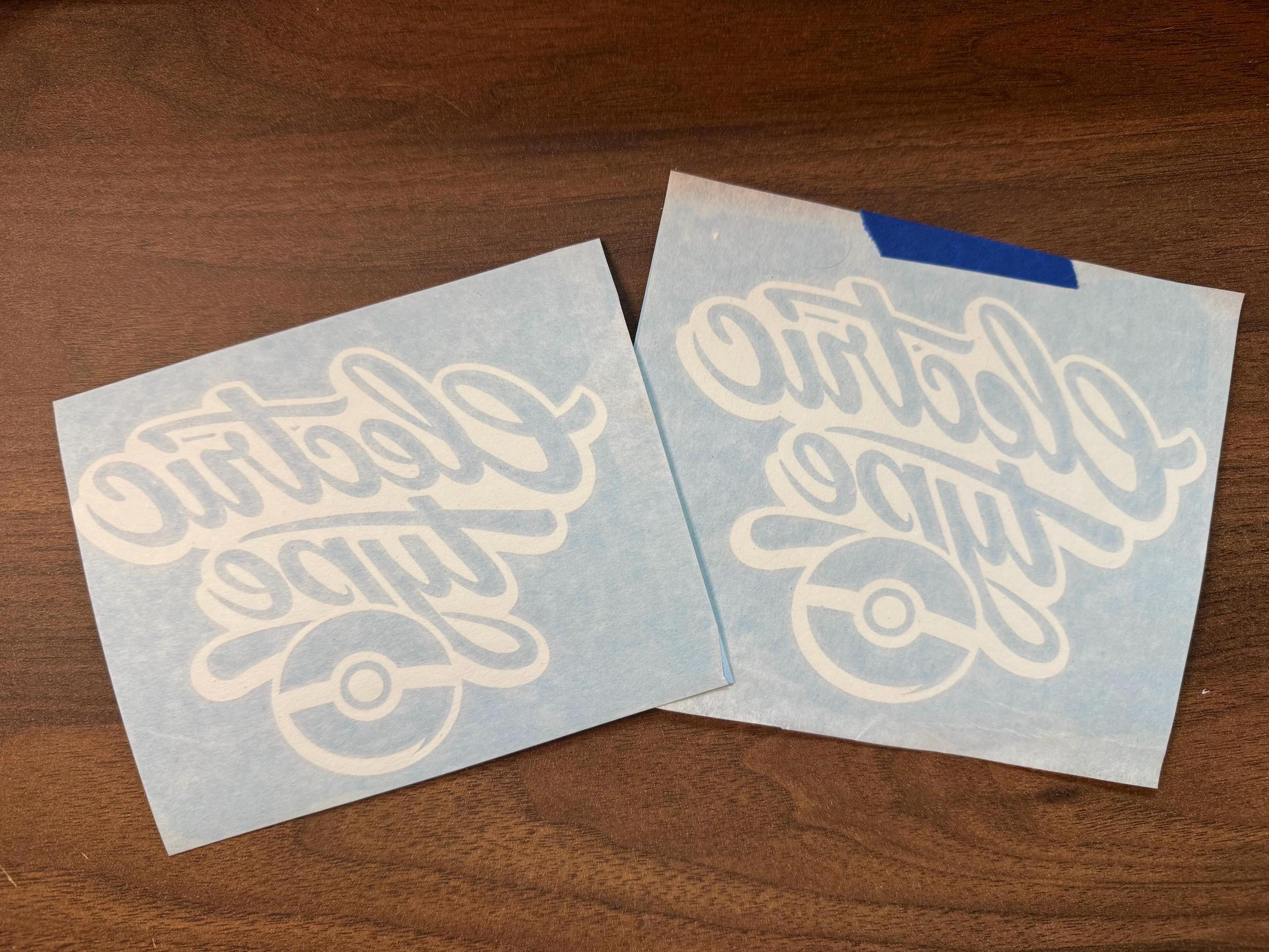 Electric Type | Automotive Cut Vinyl Transfer Sticker