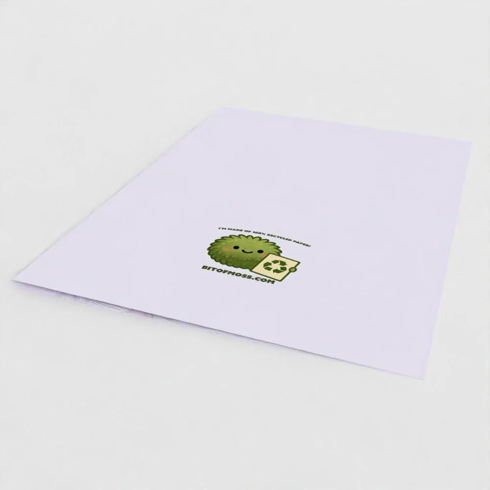 Funny Card | "The Horrors Persist" Mouse Card | Cute Dark Humor Gift
