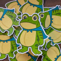 Protest Frog Sticker | ACLU Donation Vinyl Decal