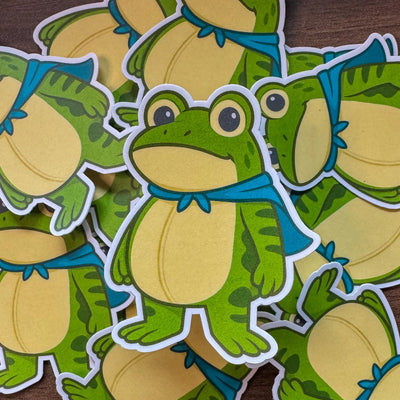 Protest Frog Sticker | ACLU Donation Vinyl Decal