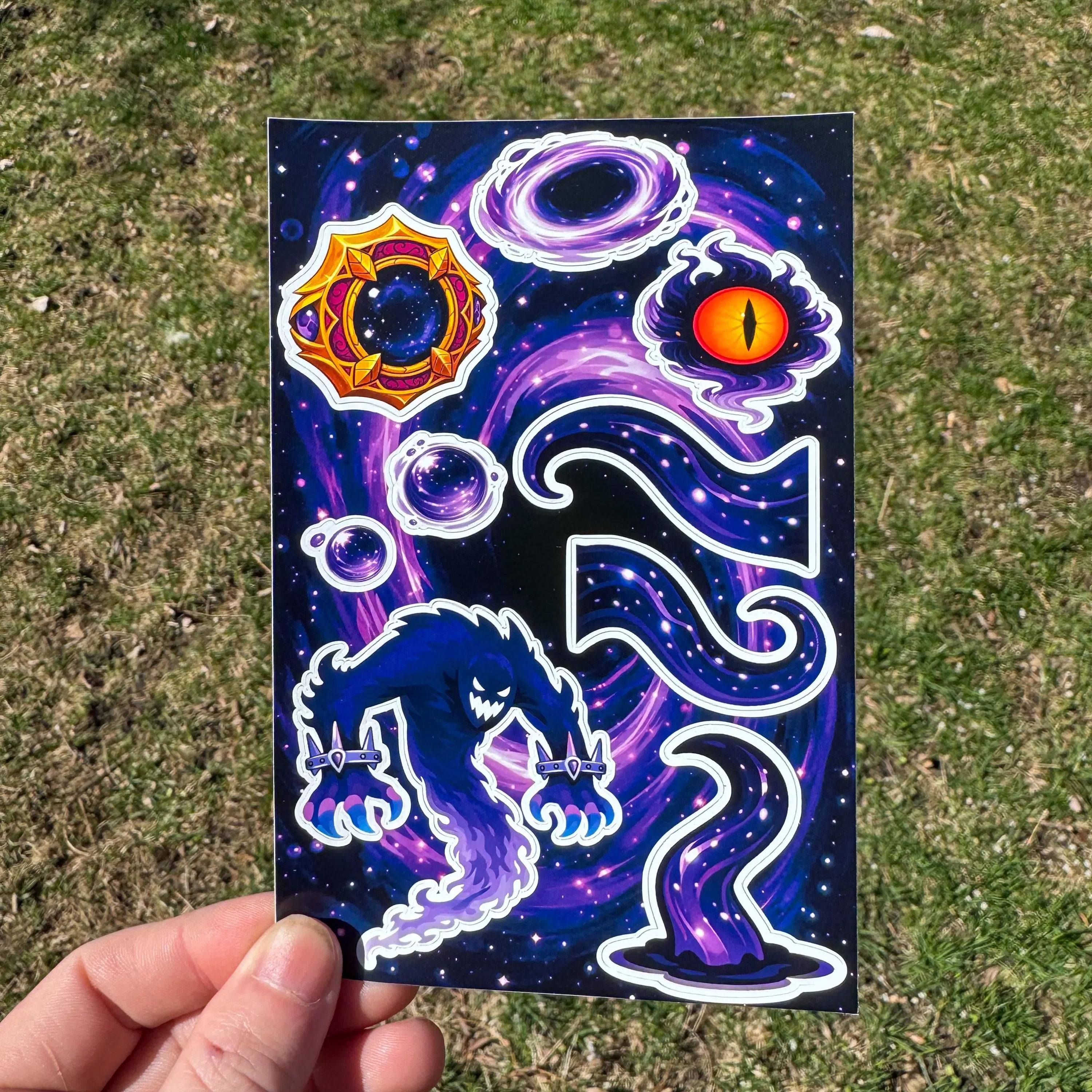 Void Lovers Sticker Sheet | WoW Inspired Shadow Priest Bundle