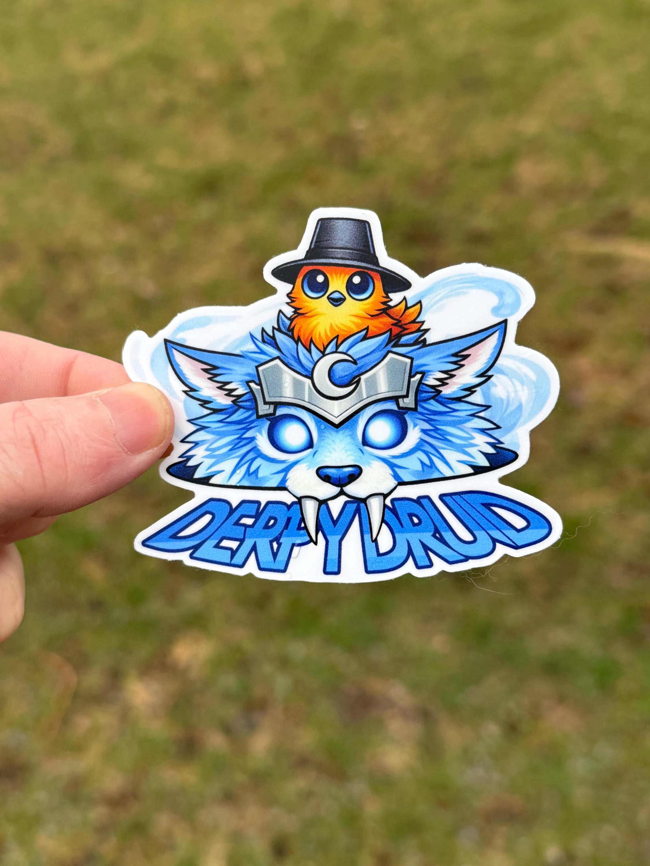 Derpy Druid KPOP Demon Hunter Inspired WoW Sticker