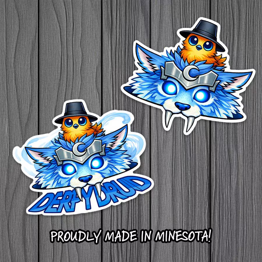 Derpy Druid KPOP Demon Hunter Inspired WoW Sticker