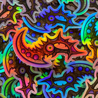 Xal’atath Inspired Holographic Sticker | WoW Void Blade Decal