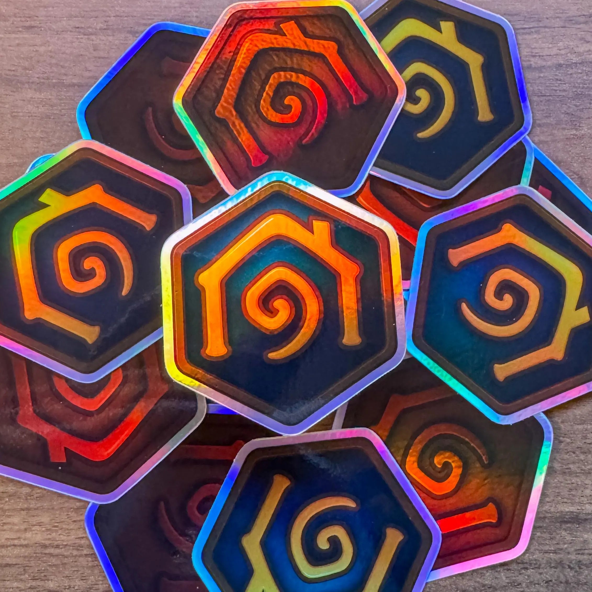 Holographic Hearthstone Sticker (Player Housing Version)