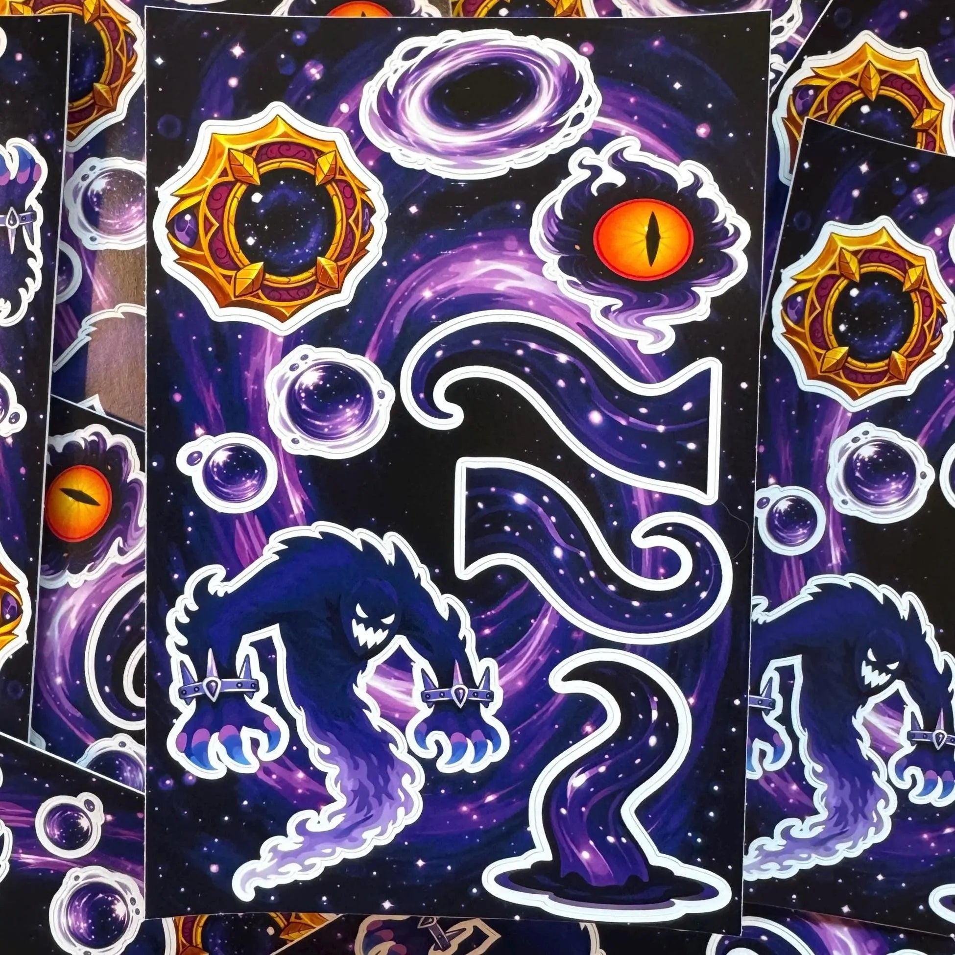 Void Lovers Sticker Sheet | WoW Inspired Shadow Priest Bundle
