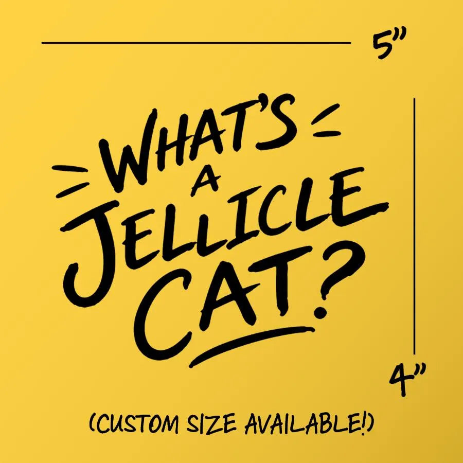 Jellicle Cat Sticker • Broadway Theater Sticker • Musical Parody Decal • Funny Car Transfer